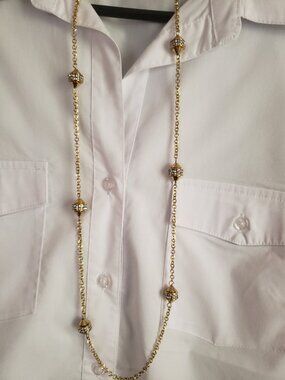 Coldwater Creek  Vintage Station Necklace